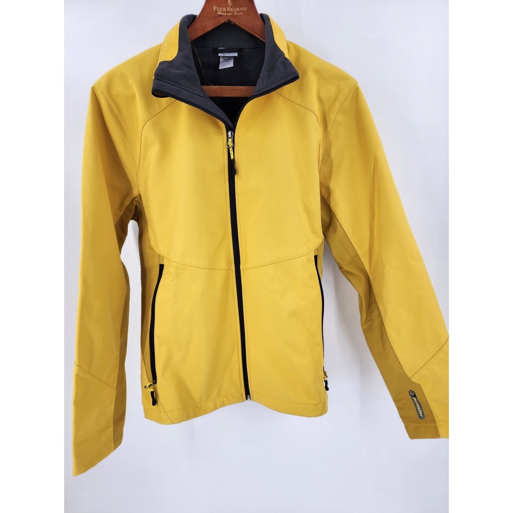 Champion C9 VentureDry Softshell Jacket Mens Medium Mustard Yellow Full Zip